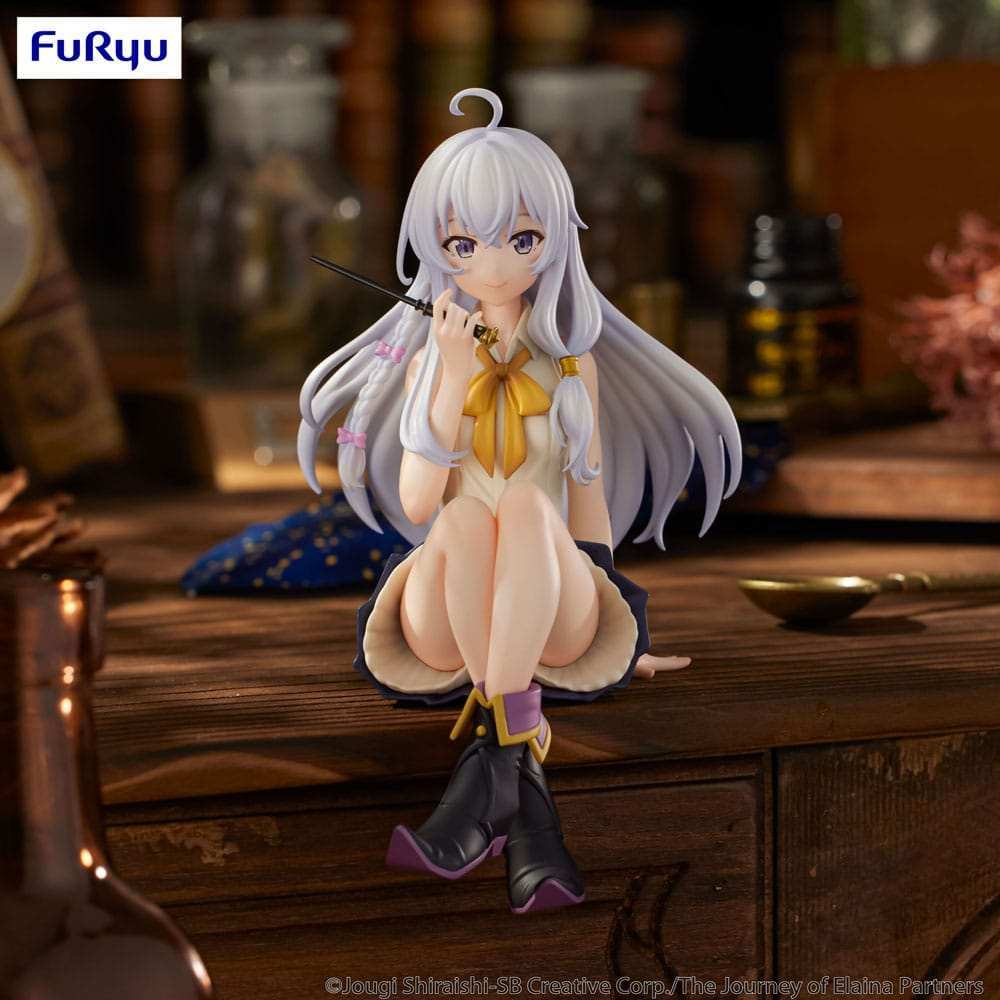 Wandering Witch: The Journey of Elaina Noodle Stopper PVC Statue Elaina 13 cm - Smalltinytoystore