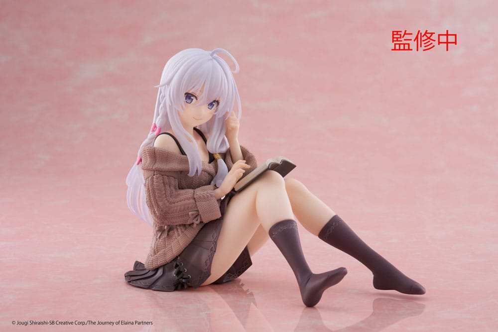 Wandering Witch: The Journey of Elaina PVC Statue Desktop Cute Figure Elaina Casual Clothes Ver. 13 cm - Smalltinytoystore