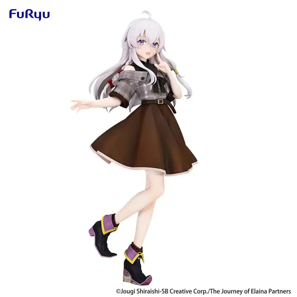 Wandering Witch: The Journey of Elaina Trio-Try-iT PVC Statue Elaina Brown Outfit Ver. 22 cm - Smalltinytoystore
