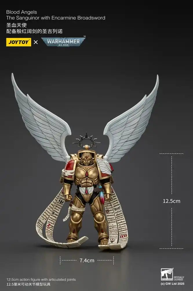 Warhammer 40,000 Actionfigur 1/18 Blood Angels The Sanguinor with Encarmine Broadsword 12 cm