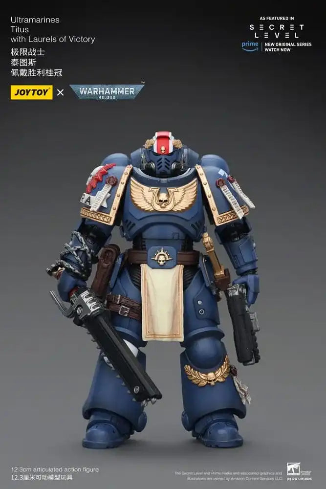 Warhammer 40,000 Actionfigur Ultramarines Titus with Laurels of Victory 13 cm