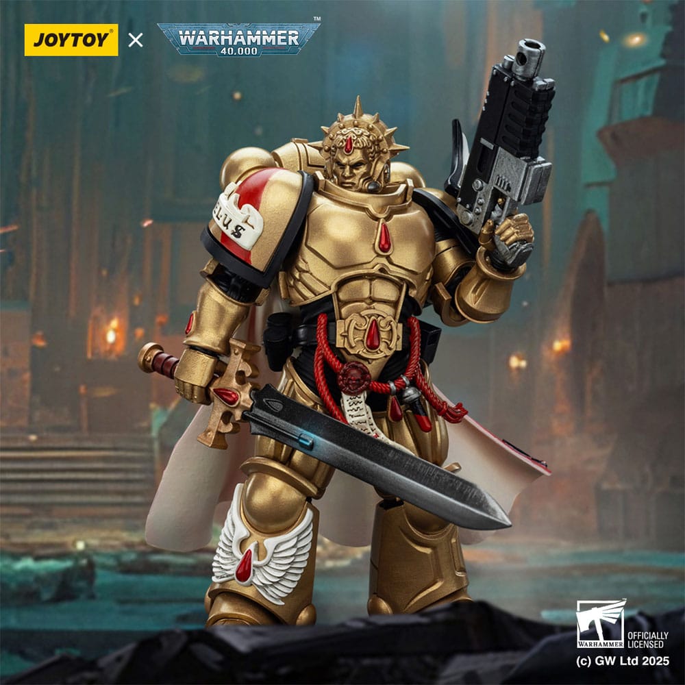 Warhammer 40,000: Combat Patrol Blood Angels Actionfigur Captain with Heavy Bolt Pistol & Power Sword 20 cm - Smalltinytoystore