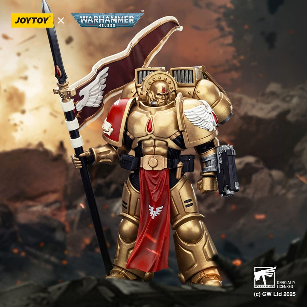 Warhammer 40,000: Combat Patrol Blood Angels Actionfigur Sanguinary Guard 3 with Angelus Boltgun and Encarmine Spear 20 cm - Smalltinytoystore