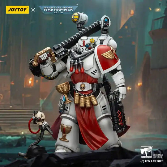 Warhammer 40,000: Combat Patrol Blood Angels Actionfigur Sanguinary Priest with Heavy bolt pistol chainsword and narthecium 20 cm - Smalltinytoystore