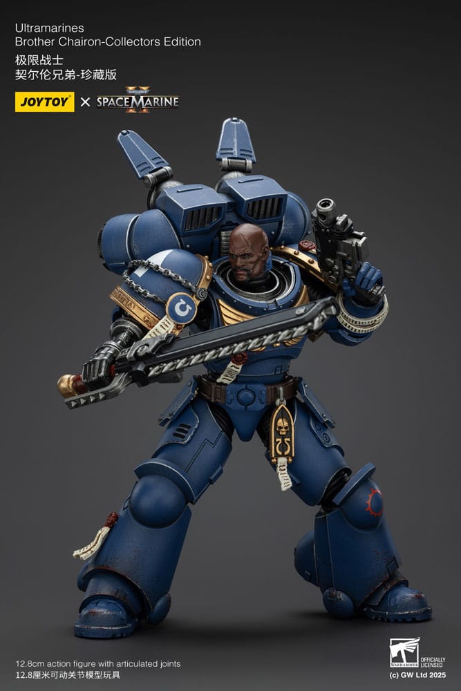 Warhammer 40,000: Space Marine 2 Actionfigur Ultramarines Brother Chairon Collectors Edition 13 cm - Smalltinytoystore
