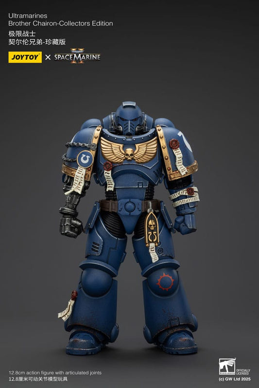 Warhammer 40,000: Space Marine 2 Actionfigur Ultramarines Brother Chairon Collectors Edition 13 cm - Smalltinytoystore