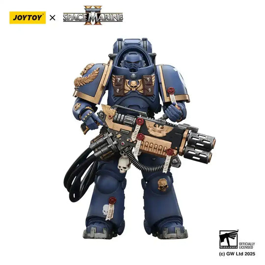 Warhammer 40,000: Space Marine 2 Actionfigur Ultramarines Heavy Artificer Armor with Relic Multi-Melta 13 cm