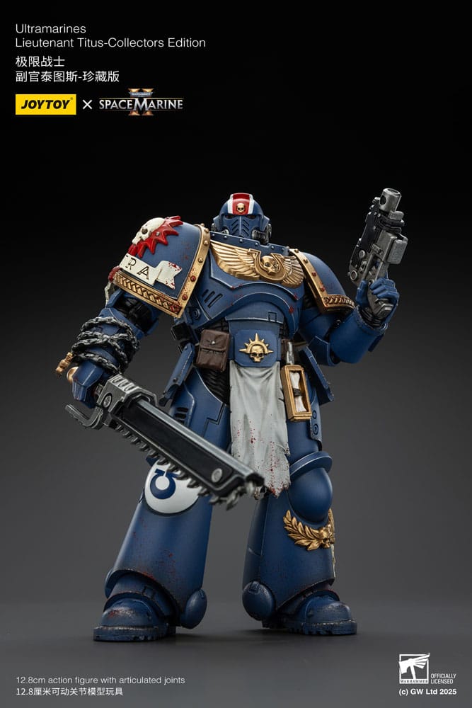 Warhammer 40,000: Space Marine 2 Actionfigur Ultramarines Lieutenant Titus Collectors Edition 13 cm - Smalltinytoystore