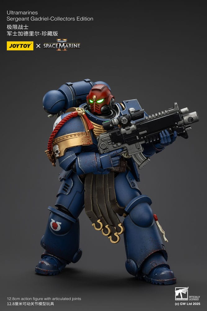 Warhammer 40,000: Space Marine 2 Actionfigur Ultramarines Sergeant Gadriel Collectors Edition 13 cm - Smalltinytoystore