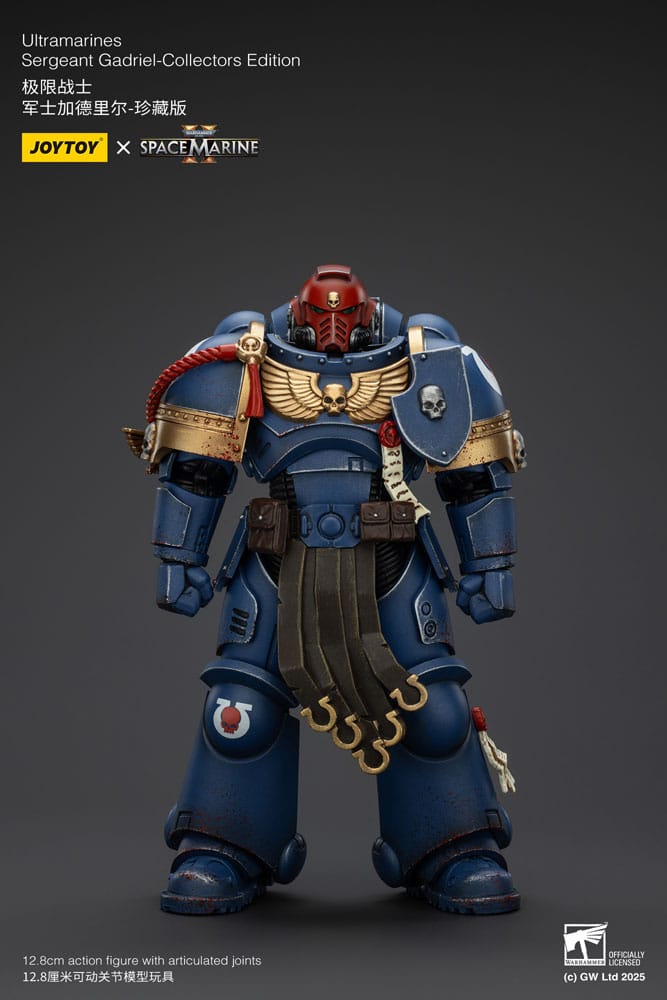 Warhammer 40,000: Space Marine 2 Actionfigur Ultramarines Sergeant Gadriel Collectors Edition 13 cm - Smalltinytoystore