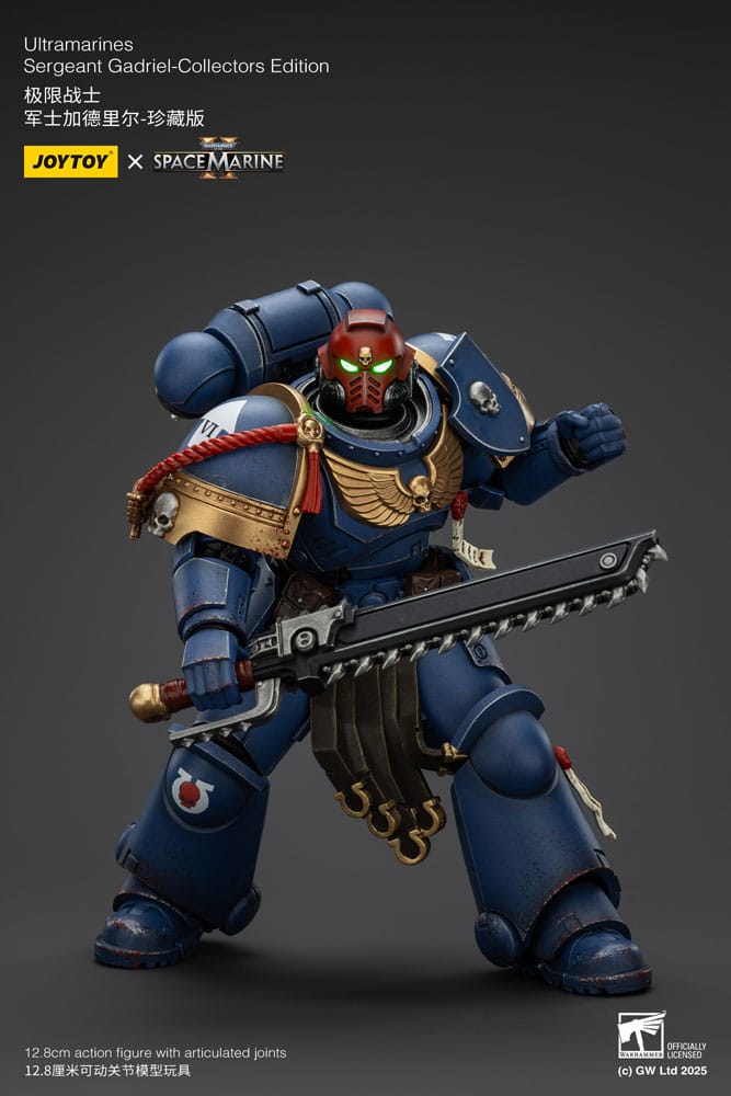 Warhammer 40,000: Space Marine 2 Actionfigur Ultramarines Sergeant Gadriel Collectors Edition 13 cm - Smalltinytoystore