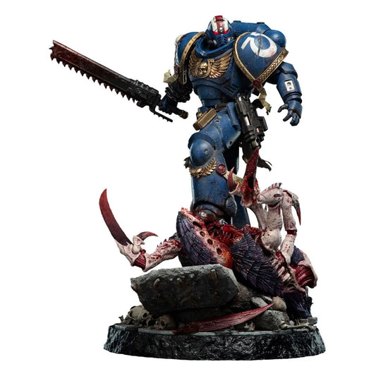 Warhammer 40,000: Space Marine 2 Statue 1/6 Lieutenant Titus Battleline Edition 63 cm - Smalltinytoystore