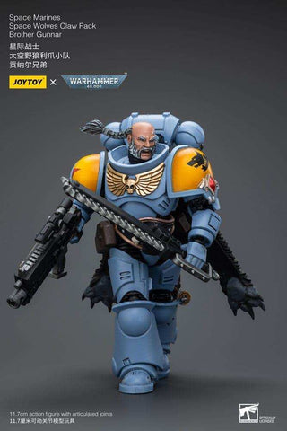 Warhammer 40k 1/18 Space Marines Space Wolves Claw Pack Brother Gunnar 12 cm - Smalltinytoystore