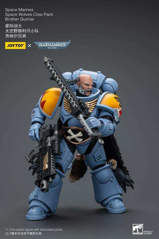 Warhammer 40k 1/18 Space Marines Space Wolves Claw Pack Brother Gunnar 12 cm - Smalltinytoystore