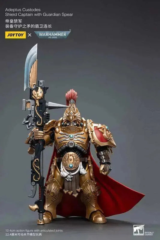 Warhammer 40k Actionfigur 1/18 Adeptus Custodes Shield Captain with Guardian Spear 12 cm - Smalltinytoystore