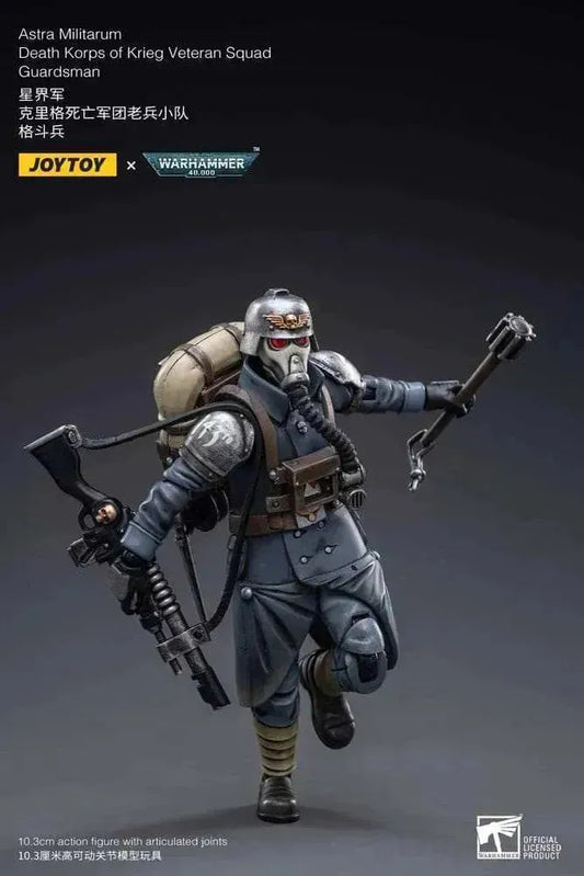 Warhammer 40k Actionfigur 1/18 Astra MilitarumDeath Korps of Krieg Veteran Squad Guardsman 11 cm - Smalltinytoystore