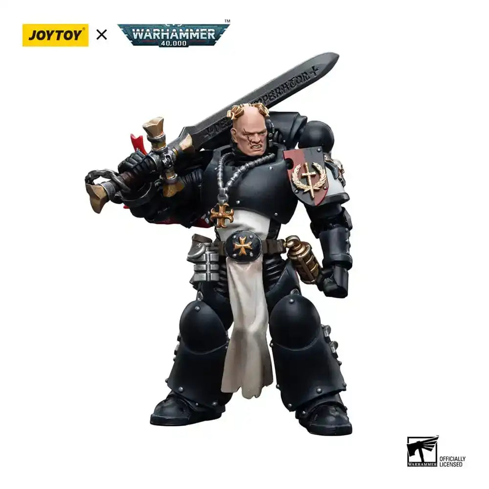 Warhammer 40k Actionfigur 1/18 Black Templars Emperor's Champion Bayard's Revenge 12 cm - Smalltinytoystore