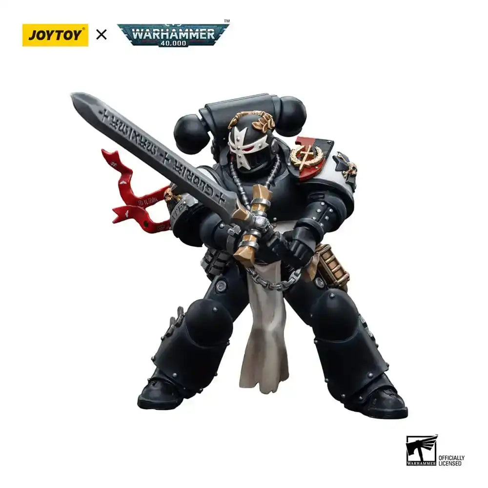 Warhammer 40k Actionfigur 1/18 Black Templars Emperor's Champion Bayard's Revenge 12 cm - Smalltinytoystore