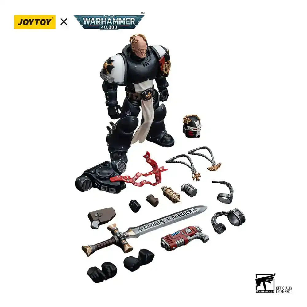 Warhammer 40k Actionfigur 1/18 Black Templars Emperor's Champion Bayard's Revenge 12 cm - Smalltinytoystore