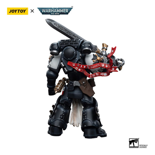 Warhammer 40k Actionfigur 1/18 Black Templars Emperor's Champion Bayard's Revenge 12 cm - Smalltinytoystore