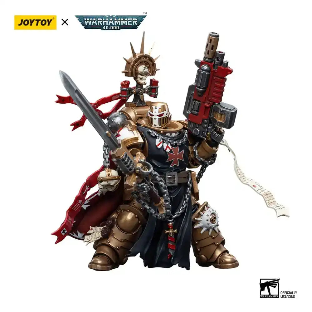 Warhammer 40k Actionfigur 1/18 Black Templars High Marshal Helbrecht 12 cm - Smalltinytoystore