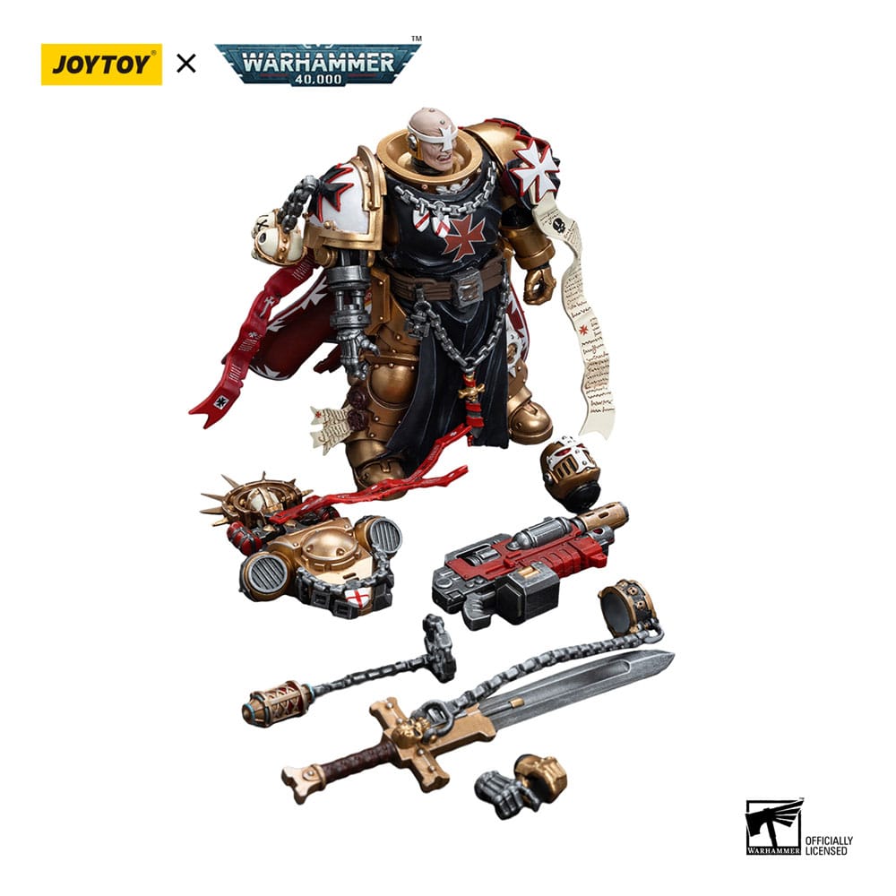 Warhammer 40k Actionfigur 1/18 Black Templars High Marshal Helbrecht 12 cm - Smalltinytoystore