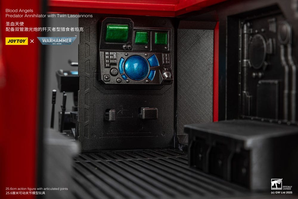 Warhammer 40k Actionfigur 1/18 Blood Angels Predator Annihilator with Twin Lascannons 26 cm - Smalltinytoystore