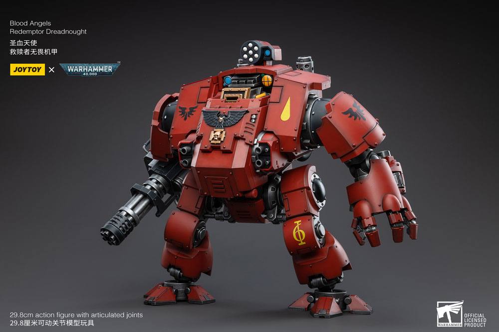 Warhammer 40k Actionfigur 1/18 Blood Angels Redemptor Dreadnought 30 cm - Smalltinytoystore