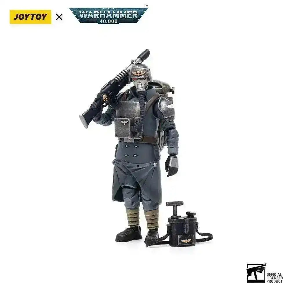 Warhammer 40k Actionfigur 1/18 Death Korps of Krieg Veteran Squad Guardsman Demolitions Specialist 10 cm - Smalltinytoystore
