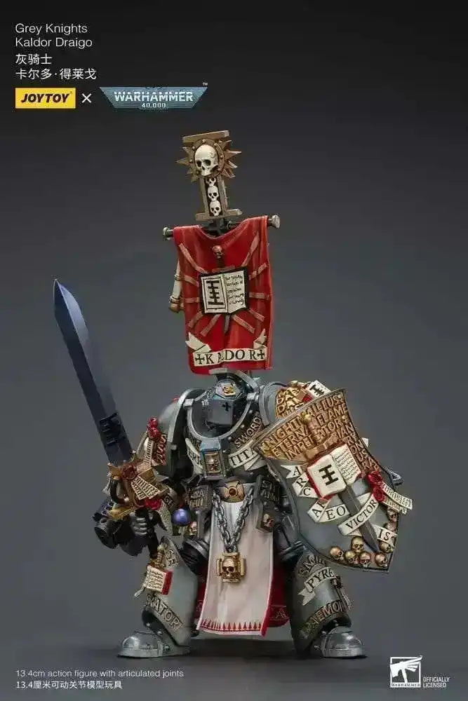 Warhammer 40k Actionfigur 1/18 Grey Knights Kaldor Draigo 14 cm - Smalltinytoystore