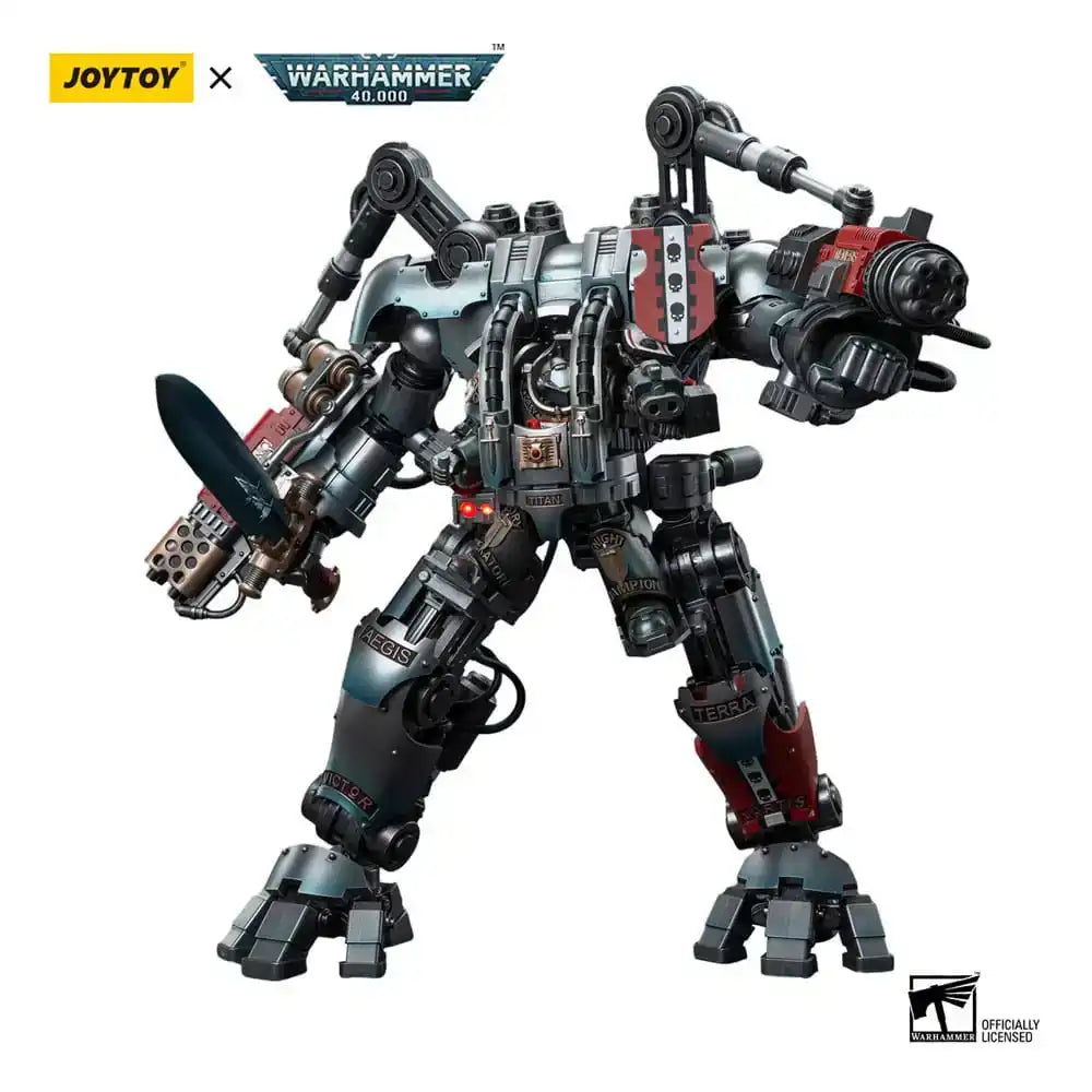 Warhammer 40k Actionfigur 1/18 Grey Knights Nemesis Dreadknight (Including Grey Knights Terminator Caddon Vibova) 12 cm - Smalltinytoystore