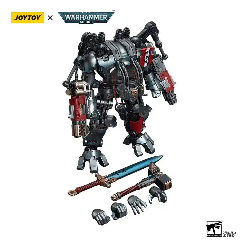 Warhammer 40k Actionfigur 1/18 Grey Knights Nemesis Dreadknight (Including Grey Knights Terminator Caddon Vibova) 12 cm - Smalltinytoystore