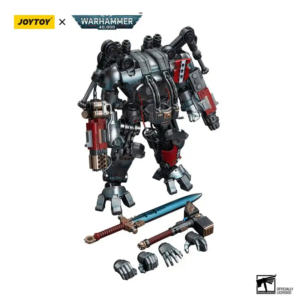 Warhammer 40k Actionfigur 1/18 Grey Knights Nemesis Dreadknight (Including Grey Knights Terminator Caddon Vibova) 12 cm - Smalltinytoystore