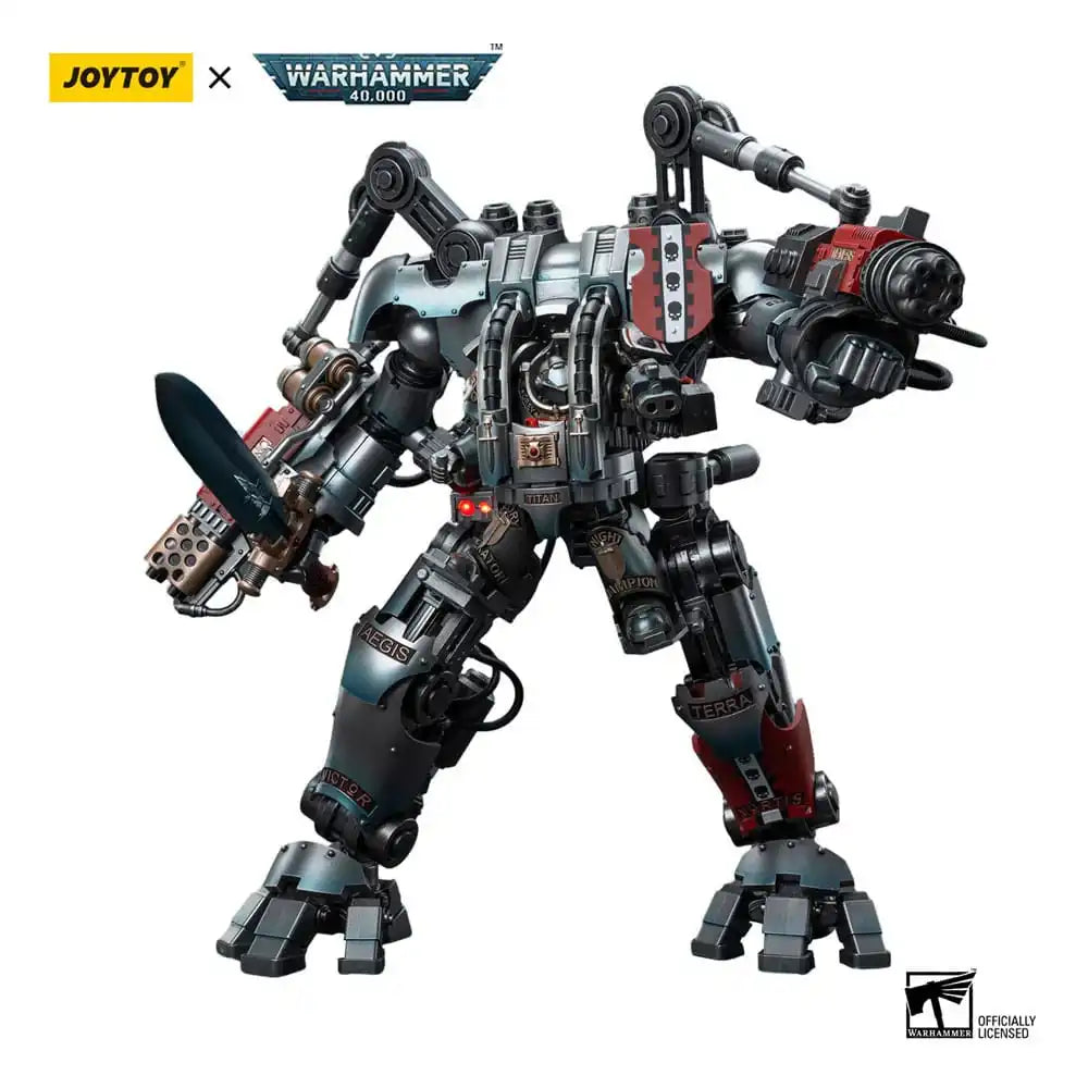 Warhammer 40k Actionfigur 1/18 Grey Knights Nemesis Dreadknight (Including Grey Knights Terminator Caddon Vibova) 12 cm - Smalltinytoystore