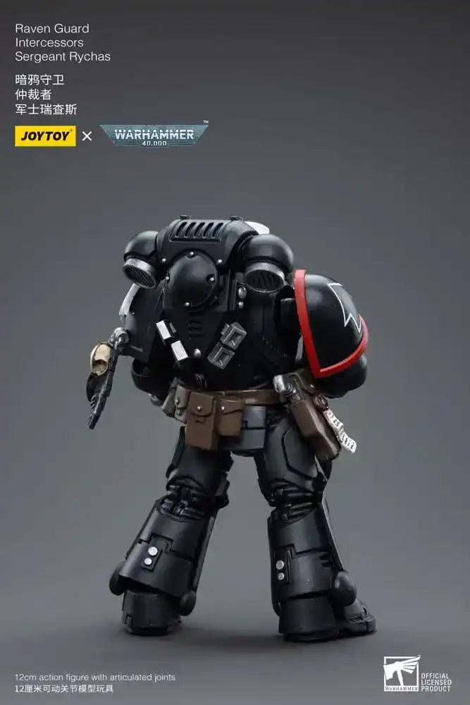 Warhammer 40k Actionfigur 1/18 Raven Guard Intercessors Sergeant Rychas 12 cm - Smalltinytoystore