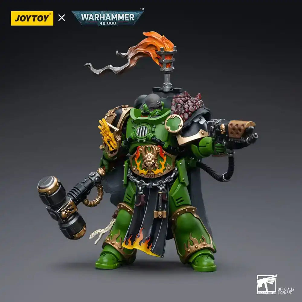 Warhammer 40k Actionfigur 1/18 Salamanders Captain Adrax Agatone 12 cm