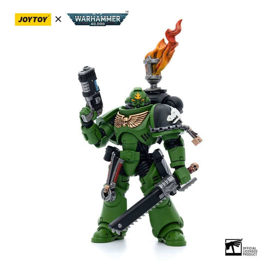 Warhammer 40k Actionfigur 1/18 Salamanders Intercessors Sergeant Tsek'gan 12 cm - Smalltinytoystore