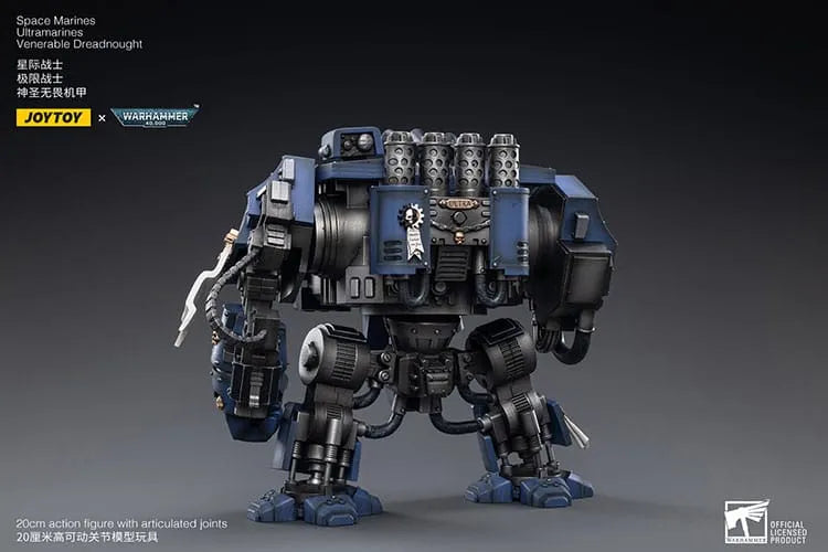 Warhammer 40k Actionfigur 1/18 Space Marines Ultramarines Venerable Dreadnought 19 cm - Smalltinytoystore