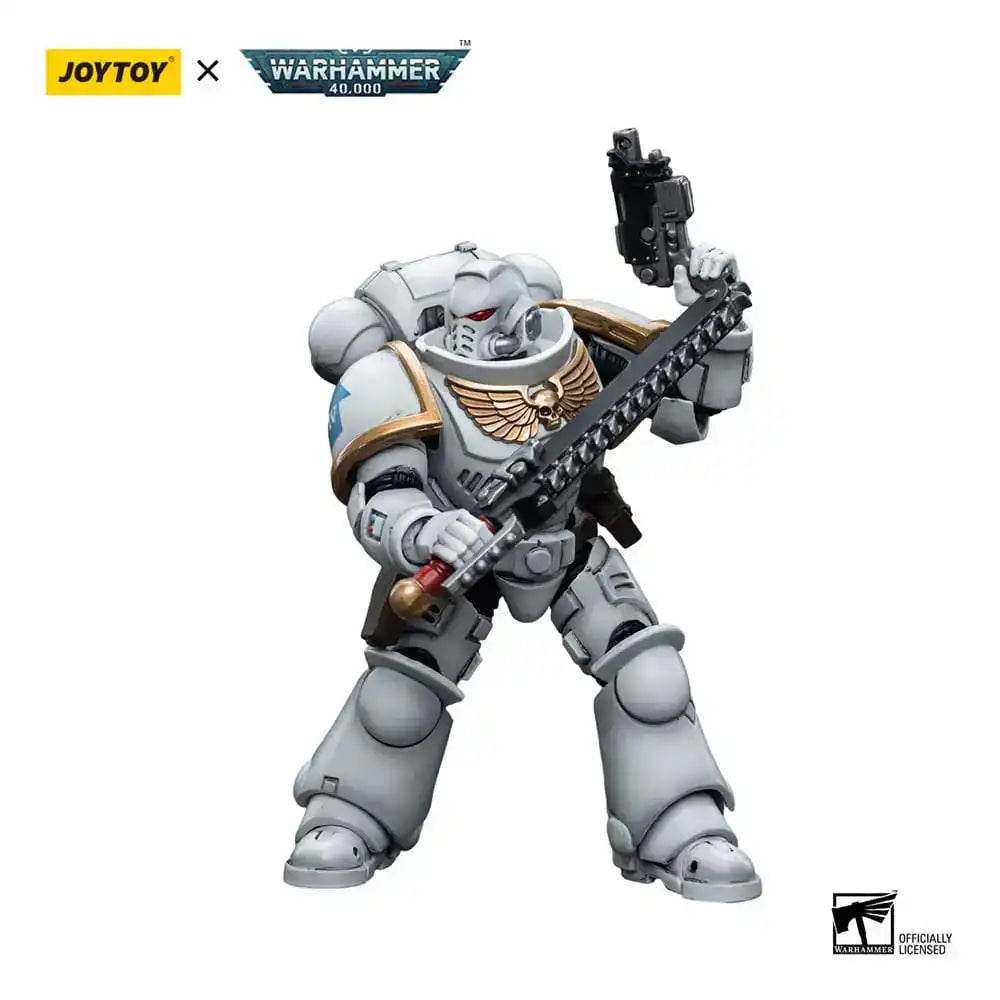 Warhammer 40k Actionfigur 1/18 Space Marines White Consuls Intercessors 1 12 cm - Smalltinytoystore