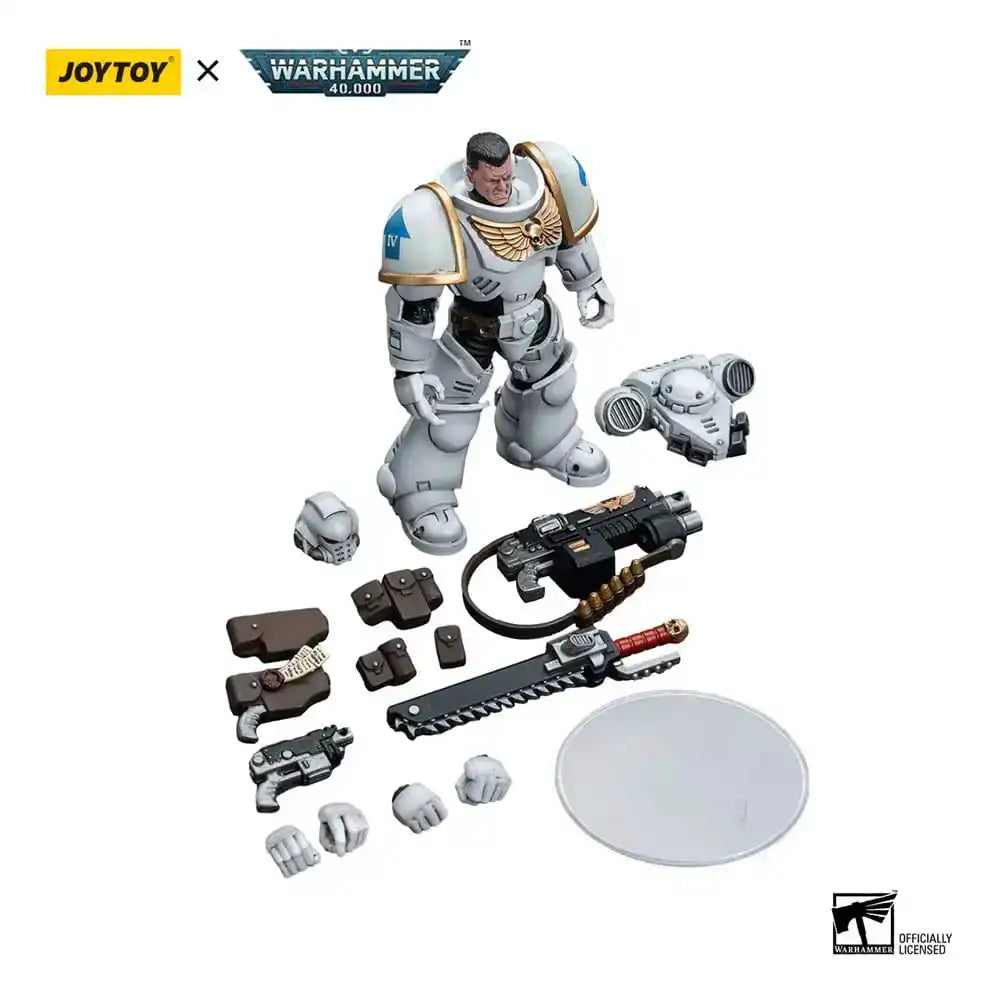 Warhammer 40k Actionfigur 1/18 Space Marines White Consuls Intercessors 1 12 cm - Smalltinytoystore
