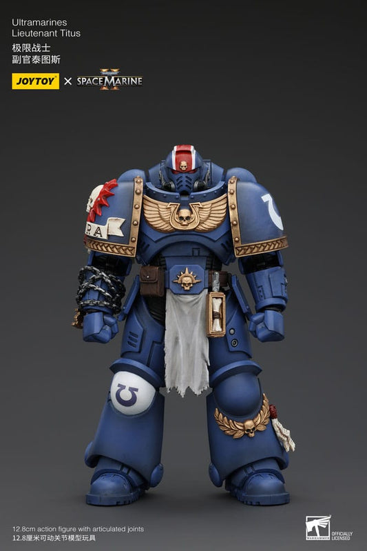 Warhammer 40k Actionfigur 1/18 Uitramarines Lieutenant Titus 13 cm - Beschädigte Verpackung - Smalltinytoystore