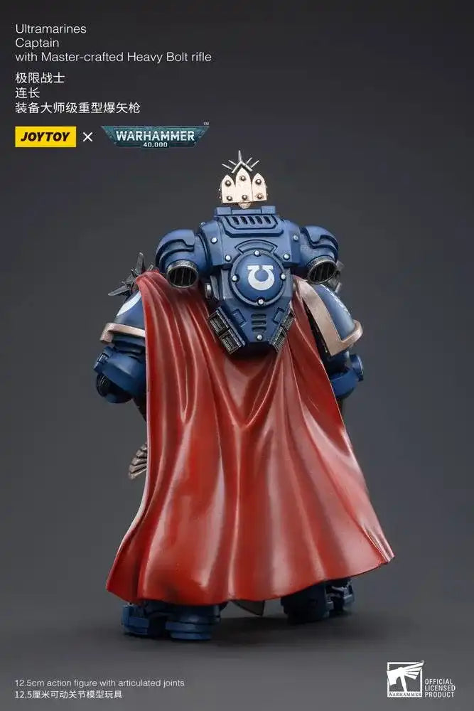 Warhammer 40k Actionfigur 1/18 Ultramarines Captain with Master-Crafted Heavy Bolt Rifle 12 cm - Smalltinytoystore