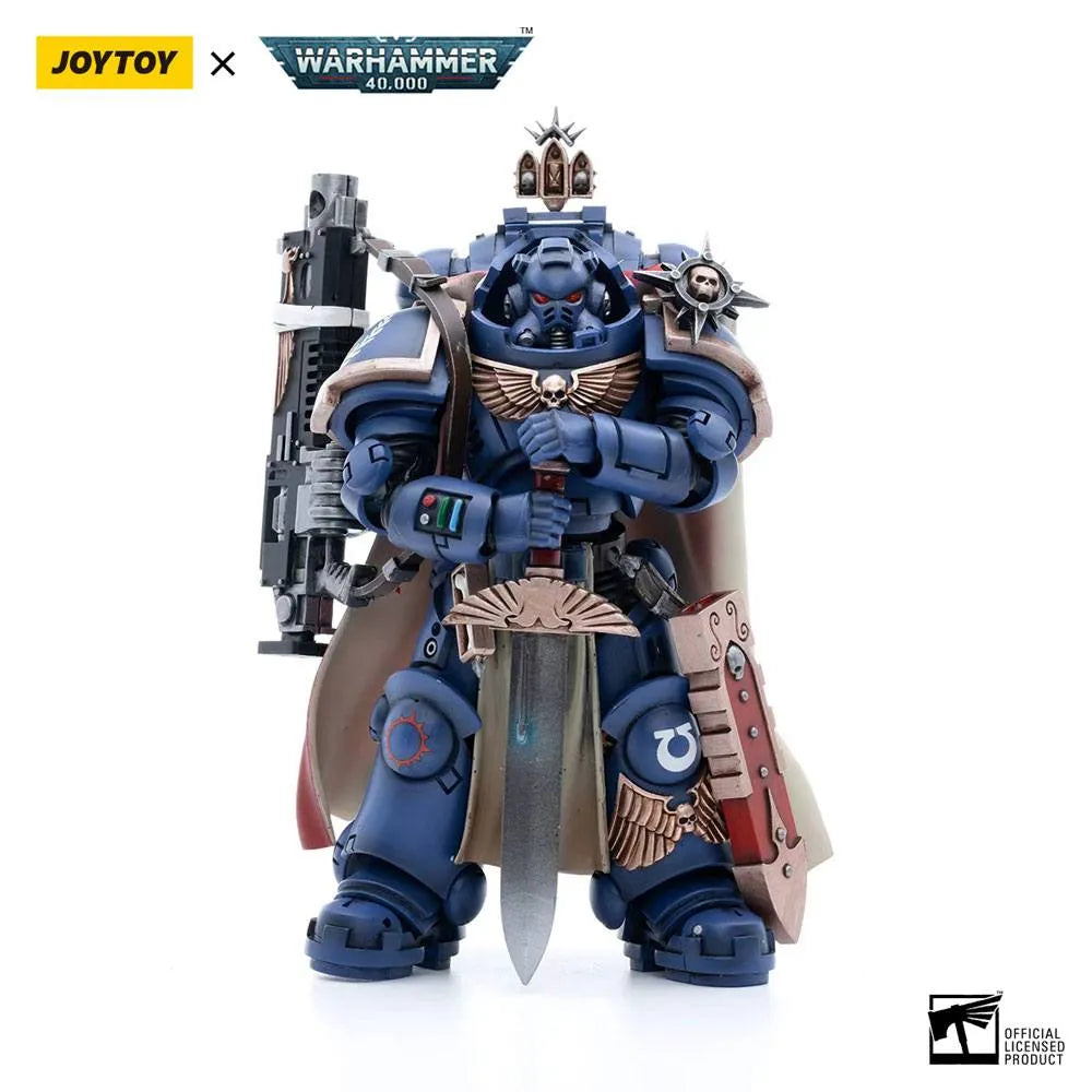 Warhammer 40k Actionfigur 1/18 Ultramarines Captain with Master-Crafted Heavy Bolt Rifle 12 cm - Smalltinytoystore