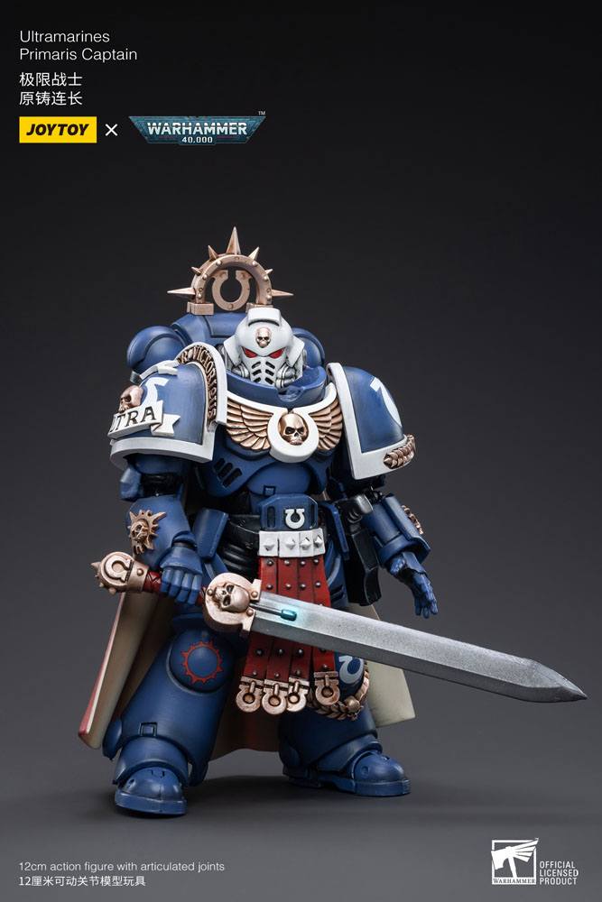 Warhammer 40k Actionfigur 1/18 Ultramarines Primaris Captain 12 cm - Smalltinytoystore