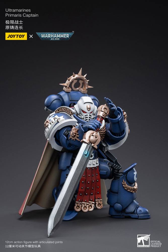 Warhammer 40k Actionfigur 1/18 Ultramarines Primaris Captain 12 cm - Smalltinytoystore