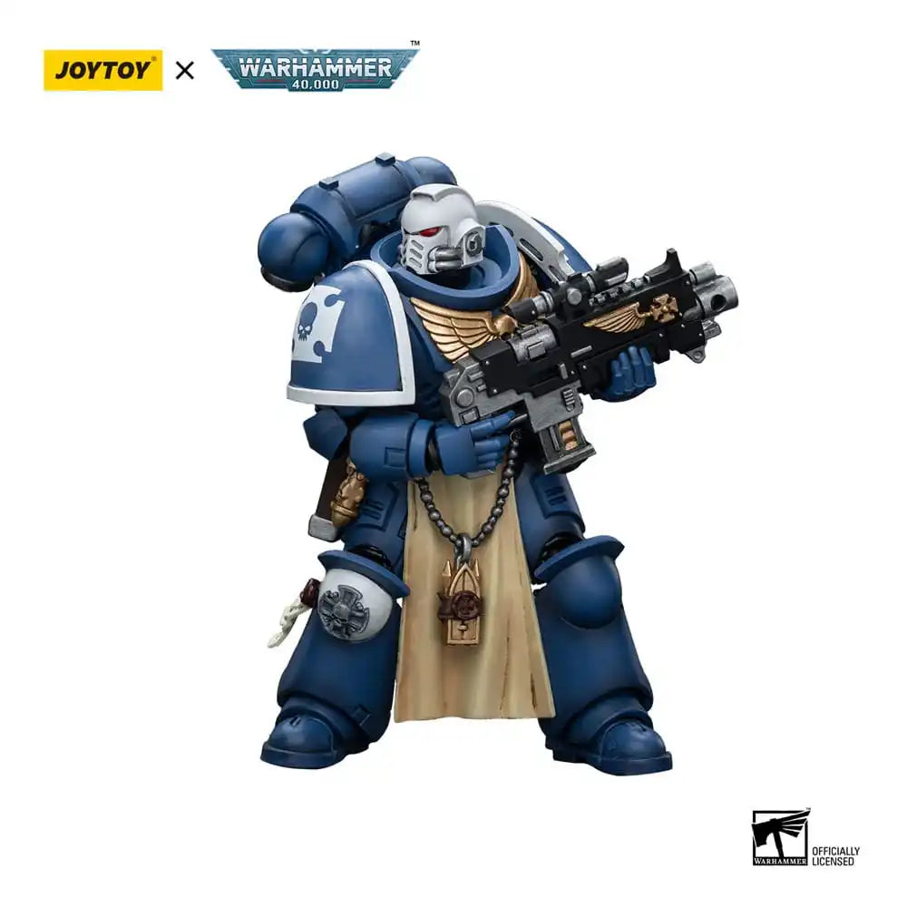 Warhammer 40k Actionfigur 1/18 Ultramarines Sternguard Veteran with Bolt Rifle 12 cm - Smalltinytoystore