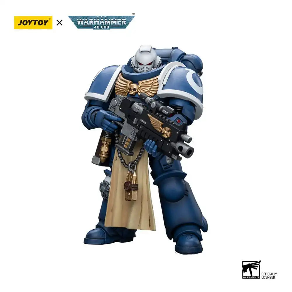 Warhammer 40k Actionfigur 1/18 Ultramarines Sternguard Veteran with Bolt Rifle 12 cm - Smalltinytoystore