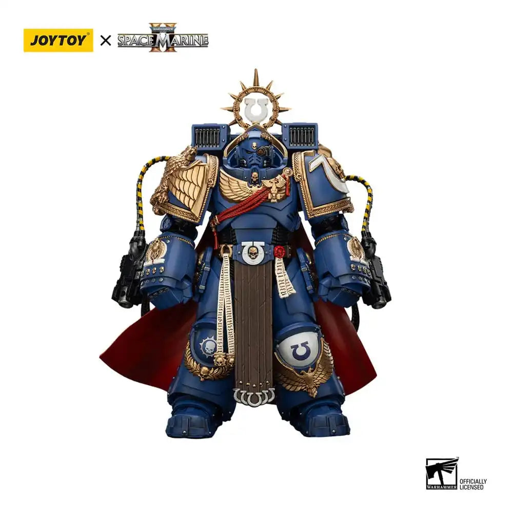Warhammer 40k Actionfigur Ultramarines Marneus Calgar Chapter Master with MKX Gravis Armour and Gauntlets of Ultramar 20 cm - Smalltinytoystore