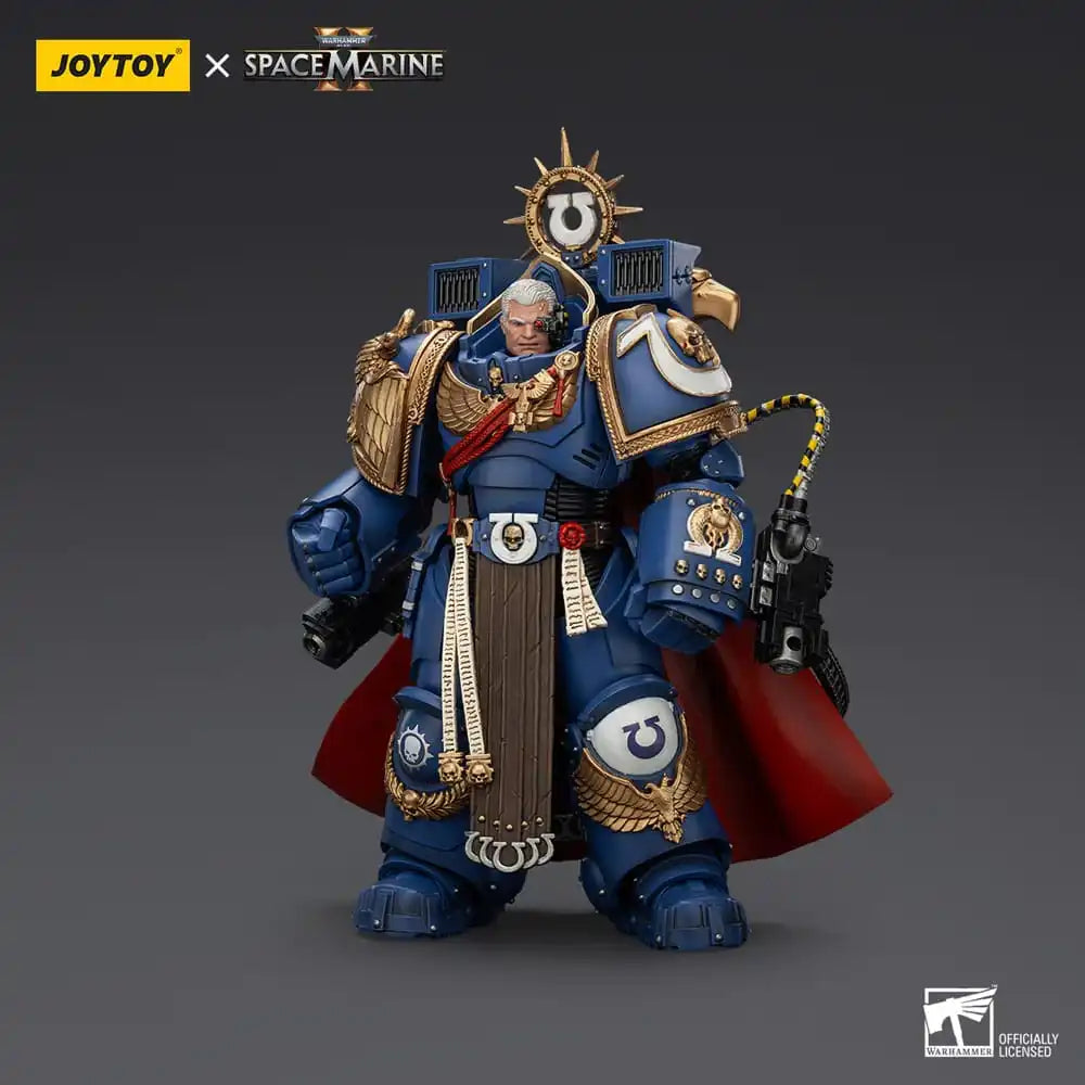 Warhammer 40k Actionfigur Ultramarines Marneus Calgar Chapter Master with MKX Gravis Armour and Gauntlets of Ultramar 20 cm - Smalltinytoystore