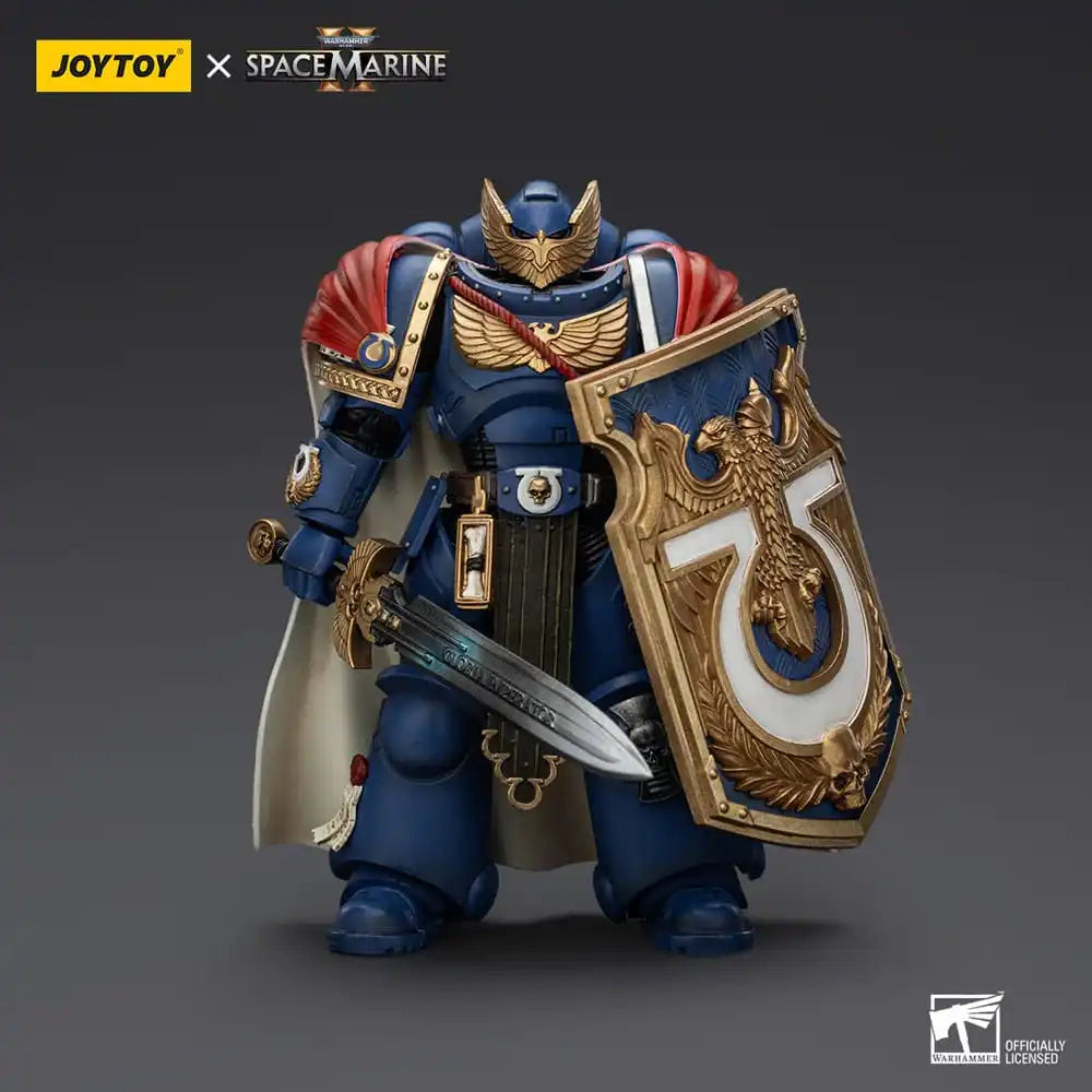 Warhammer 40k Actionfigur Ultramarines Victrix Honour Guardwith Storm Shield And Power Sword 20 cm - Smalltinytoystore